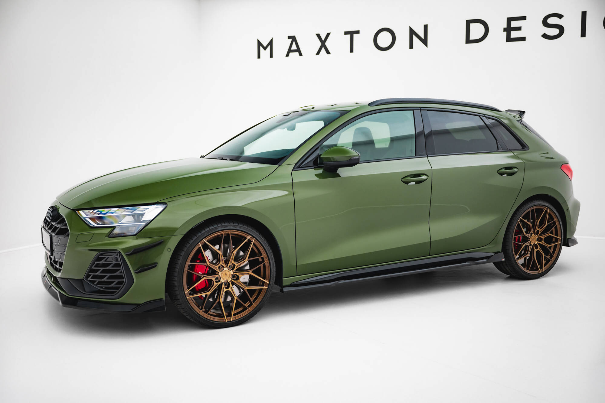Maxton Design Zijskirts Diffusers V.3 Audi S3 Sportback / A3 S-line Sportback 8Y Facelift