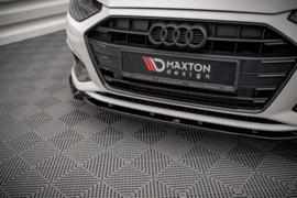 Maxton Design VOORSPLITTER V.1 AUDI A4 B9 FACELIFT Gloss Black