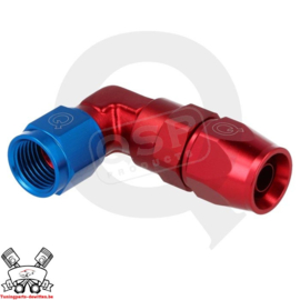 PTFE Slang adapter 90° D10 - Forged