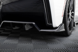 Maxton Design Achtersplitter (met verticale stangen) + Achterzijsplitters Chevrolet Corvette C7