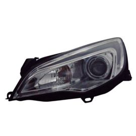 Set Koplampen DRL-Look 'Light-Bar' passend voor Opel Astra J 5-deurs 2009-2015 - Chroom - incl. Motor