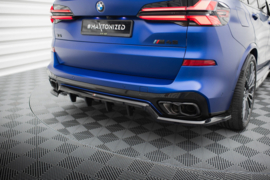 Maxton Design Achtersplitter (met verticale stangen) V.1 BMW X5 M-Pack G05 Facelift