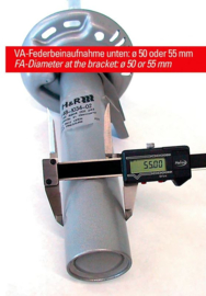 H&R Monotube Schroefset passend voor Volkswagen Beetle Sedan/Cabrio 2.0TSI 2011- Ø55mm VA40-70/AA30-60mm