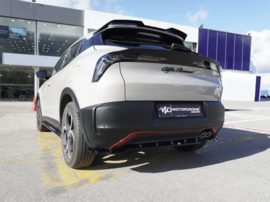 Motordrome Achterskirt passend voor Alfa Romeo Junior 2024- (ABS Glanzend Zwart)