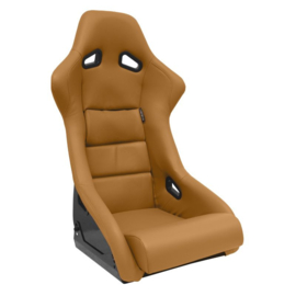 Sportstoel 'BS1' - Beige Kunstleder - Vaste polyester rugleuning - incl. sledes