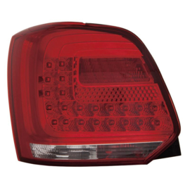 Set LED Achterlichten passend voor Volkswagen Polo 6R 2009-2014 - Rood/Helder