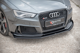 Maxton Design RACING DUURZAAMHEID VOORSPLITTER + KLEPPEN AUDI RS3 8V SPORTBACK