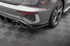 Maxton Design ACHTERZIJSPLITTER V.2 AUDI S3 SEDAN 8Y Gloss Black