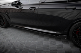 Maxton Design Zijskirts Diffusers V.1 + Flaps BMW M8 Gran Coupe F93 / 8 Gran Coupe M-Pack G16