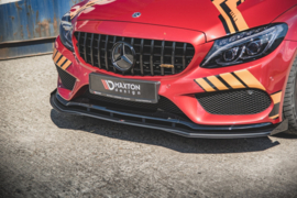 Maxton Design Street Pro Frontsplitter + Flaps Mercedes-AMG C43 Coupé C205
