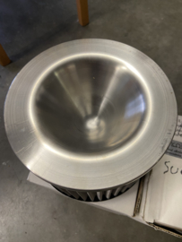 Air Filter 114mm Chroom
