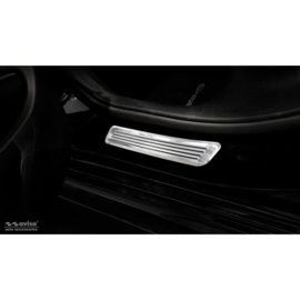 RVS Instaplijsten passend voor Mercedes C-Klasse W205 2014-2019 & FL 2019- 2-delig (achterdeuren)