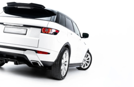Maxton Design Achtersplitter (met verticale stangen) Land Rover Range Rover Evoque + Land Rover Range Rover Evoque HSE Dynamic Mk1 Facelift