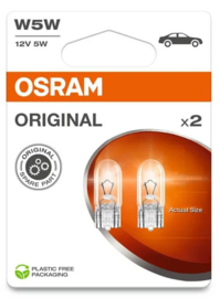 Osram Original Halogeen lampen - T10 - 12V/5W - set à 2 stuks