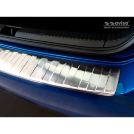 RVS Achterbumperprotector passend voor Skoda Fabia III HB 5-deurs Facelift 2018-2021 'Ribs'