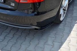 Maxton Design ZIJSPLITTERS ACHTER AUDI A5 S-LINE 8T FL SPORTBACK Gloss Black