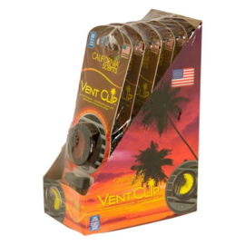 California Scents Vent Clip Display 6 Stuks Capistrano Coconut
