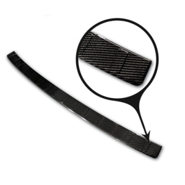 Echt 3D Carbon Achterbumperprotector passend voor BMW X7 (G07) 2019- met M-Pakket 'Ribs'
