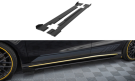 Maxton Design Street Pro Zijskirts Diffusers + Flaps Mercedes-AMG CLA 45 C117 Facelift