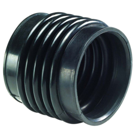 Flexibele Siliconen Slang - Zwart - 76->76mm - Lengte 82mm