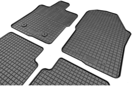 Rubber matten passend voor Volkswagen Amarok 2022- & Ford Ranger II 2022- (4-delig + montagesysteem)
