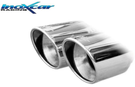 100% RVS Sportuitlaat passend voor Audi A1 (GBA) 35TFSI (150pk) 2018- 2x70mm X-Race