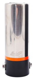 Simoni Racing Uitlaatsierstuk Rond RVS - Ø60xL170mm - Montage 37-57mm