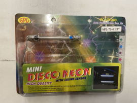 Mini Disco Neon With Sound Sensor Blauw