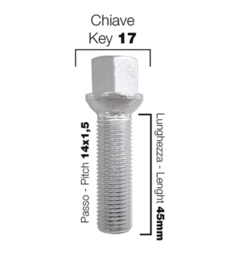 Simoni Racing Aluminium Spoorverbreder Set - 2x13mm(VA) - 2x15mm(AA) (Naaf 57,1mm) inclusief wielbouten - passend voor Audi, VW diversen