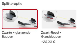 Maxton Design Street Pro Achterzijde Splitters + Flaps BMW 4 M-Pack G22 / G23 / G22 Facelift / G23 Facelift