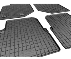 CIKCAR Rubber matten passend voor Jeep Avenger (benzine) 2023- & Fiat 600 (benzine) 2023- & Alfa Romeo Junior (benzine) 2024- (4-delig + montagesysteem)