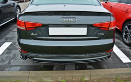 Maxton Design ACHTERZIJSPLITTERS AUDI A4 B9 S-LINE Gloss Black