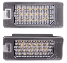 AutoStyle Set LED Nummerplaatverlichting passend voor Fiat 500X (6X) 2018-2022 / 500X (7X) 2021- / 500e 2020- / Abarth 500 EV 2023- & Alfa Romeo Tonale 2022-
