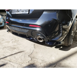 Motordrome Achterbumperskirts (Hoeken) passend voor BMW 1-Serie (F40) M135i 2019-2024 (ABS Glanzend zwart)