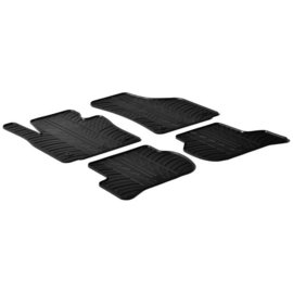 Rubbermatten passend voor Seat Leon + cupra 1P 2005-2013 (T profiel 4-delig + montageclips)