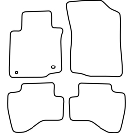 Automatten passend voor Peugeot 107 2005-2010