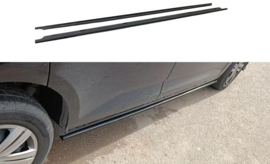Set sideskirts passend voor Volkswagen Caddy V Box/MPV 2020- (ABS Glanzend zwart)