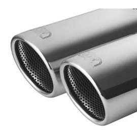 Sportuitlaat passend voor Volkswagen Scirocco III HB 1.4TSi 90/118kW/2.0TDI 103kW 2008-2013 2x 70mm