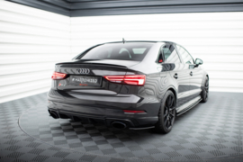 Maxton Design ZIJSPLITTERS ACHTER AUDI RS3 8V FL SEDAN
