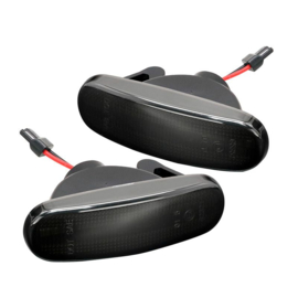 Set LED Zijknipperlichten passend voor Abarth/Fiat diverse modellen - Rookgrijs- incl. Dynamic Running Light