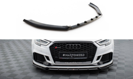 Maxton Design VOORSPLITTER V.3 AUDI RS3 SEDAN 8V FACELIFT Gloss Black