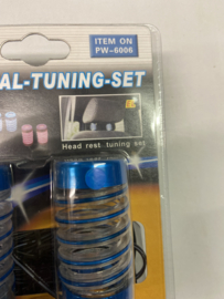 El Spiral Tuning Set Headrest Shocks Blauw