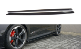 Maxton Design SIDESKIRTS DIFFUSERS AUDI RS3 8V FL SPORTBACK Gloss Black