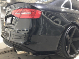 Maxton Design ACHTERZIJSPLITTERS AUDI S4 B8 FL Gloss Black