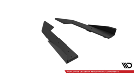 Maxton Design Street Pro Achterzijde Splitters + Flaps Ford Mustang GT Mk7