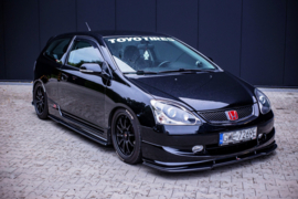 Maxton Design SIDE SKIRTS DIFFUSERS HONDA CIVIC EP3 (MK7) TYPE-R/S FACELIFT Gloss Black