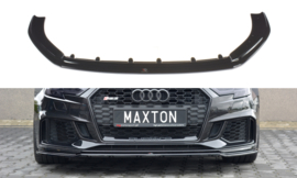 Maxton Design VOORSPLITTER V.2 AUDI RS3 8V FL SPORTBACK Gloss Black