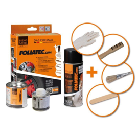 Foliatec Remklauwlakset - Performance Blauw Glanzend - 3 Componenten (RAL 5026)