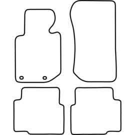 Automatten passend voor BMW 3 serie (E36) cabrio 1993-2000