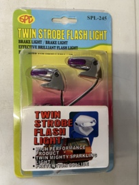 Twin Strobe Flash Light Paars